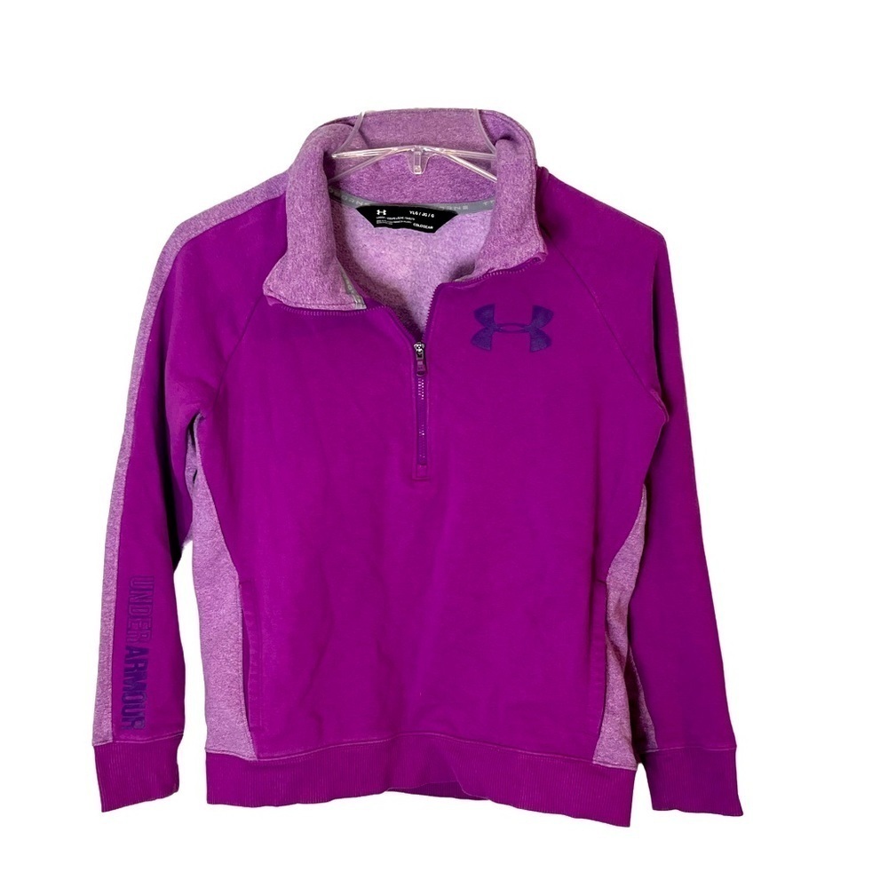 Under Armour Purple Quarter Zip Sweatshirt
